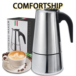COMFORTSHIP>>12 xícaras Máquina de café expresso, cafeteira moka italiana, 450 ml/15.3 onças