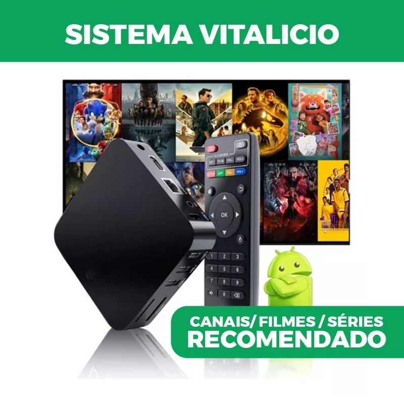 Smart Box Tv Vitalicio Wi-Fi 5g Liberado | Shopee Brasil
