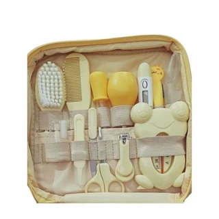 KIT Higiene e Cuidados com Bebê Recém Nascido Disponível em 3 Cores Azul Rosa Amarelo 13 peças em Oferta na Shopee
