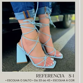 Sandália Social Personalizável do 33 ao 43. Sandália Plus, Numeração especial. Sandália Feminina, Sapato Feminino
