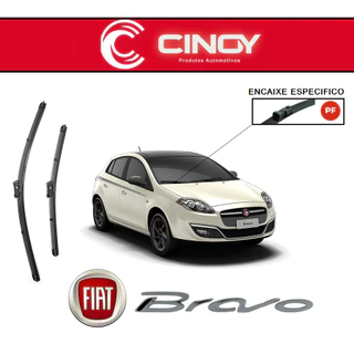 Kit Palheta Limpador de Para-brisa Fiat Bravo 2010 a 2016