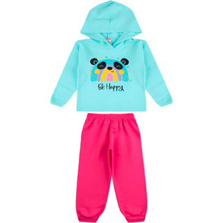 Conjuntos Moletom Flanelado Menina Inverno Frio Barato Atacado Tamanho 1/2/3