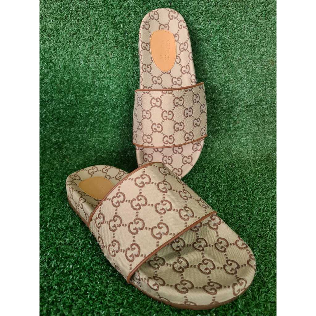 Chinela Sandália Slide Masculina e Feminino Unisse Gucci Confortável ...