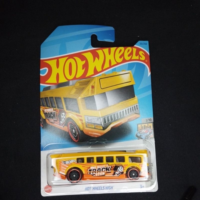 hot wheels linha basica onibus amarelo