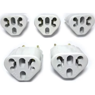 Adaptador De Tomada Bob Love 10a/20a Kit 100 Peças Benjamin Plugue Pino