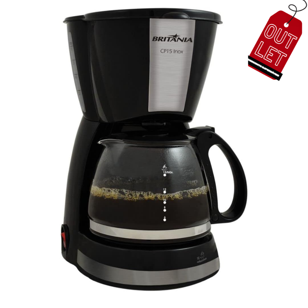 Cafeteira Britânia CP15 Inox - Outlet