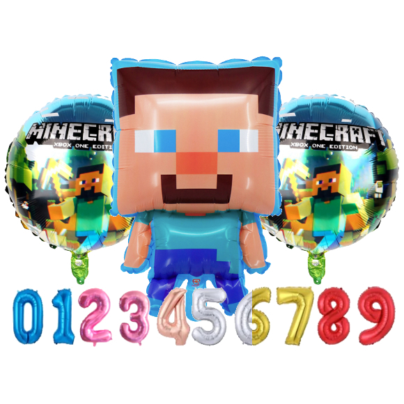 MINECRAFT BALÃO ENCHE COM STEVE ESTIVE JOGO ONLINE CLASSICO MUNDO ...
