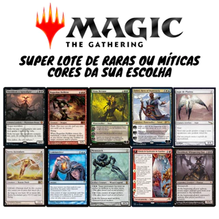 Magic The Gathering Lote Cartas Raras Ou Miticas Original. Escolha a cor (Branco,Verde,Preto,Vermelho,Azul,Artefato)