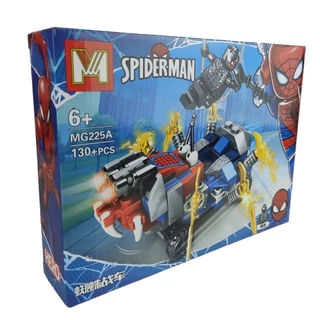 Blocos Para Montar Homem Aranha Com Até 130 Peças.