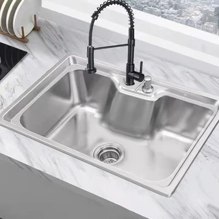 Kit Cuba Gourmet Aço Inox 304 com acessórios 60cm + Torneira Gourmet Monocomando