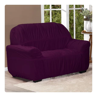 Capa De Sofá Elasticada Avulsa 2 Lugares King Cores em Oferta na Shopee