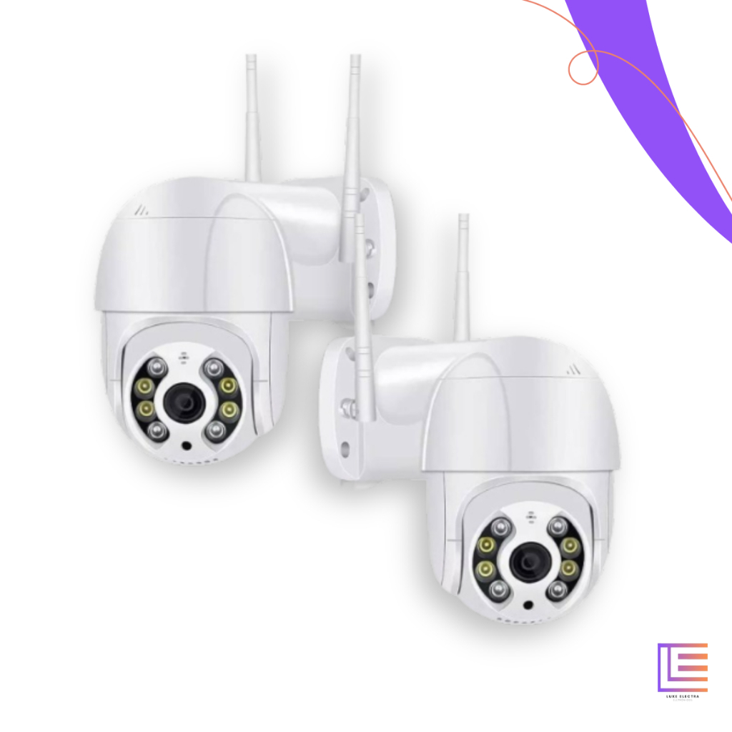 Câmera de Segurança Externa A8 IP66 Prova Dágua WIFI Full Hd 4K Infravermelho APP Original