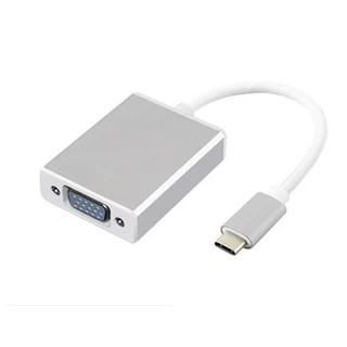 Adaptador Conversor Usb-c 3.1 Type-c Macho Para Vga Fêmea