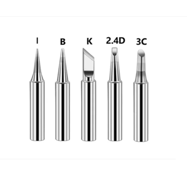 Kit 5 Pontas De Ferro De Solda Tipo Agulha Para Soldagem