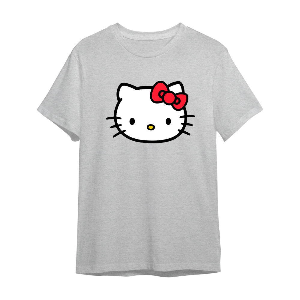 Camiseta Camisa Hello Kitty Rosto Casual Dtf Ref1565 | Shopee Brasil