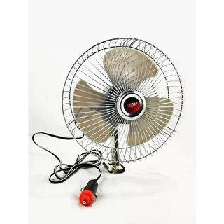 Mini Ventilador Automotivo Oscilante 8 Polegadas 12v Carros