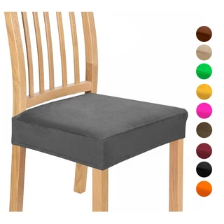 Capa De Assento Malha Suede Para Cadeira de Jantar - Envio Imediato.