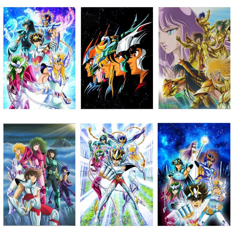 Os Cavaleiros do Zodíaco - Placa Decorativa