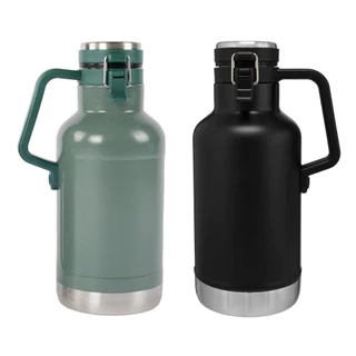 Growler Térmico Garrafa Classic 1,3 Litros Preto ou Verde