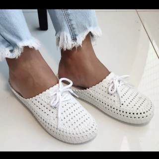 Mule feminino calce facil chinelo fechado na frente sandalha feminina adulta mule crocs babuche