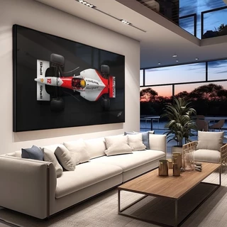 Quadro Decorativo F1 McLaren do Senna 110x80cm