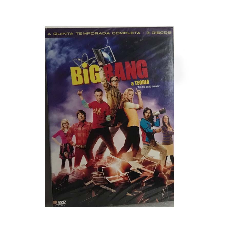 DVD BIG BANG A Teoria - 5a Temporada - 3 discos - LACRADO | Shopee Brasil