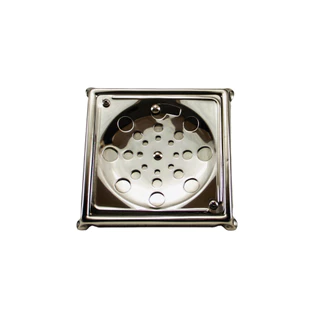 RALO QUADRADO COM CAIXILHO 10CM INOX 430 ABRE E FECHA