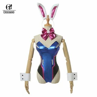 Cosplay Dva Bunny Coelhinha Overwatch jogo pronta entrega XL