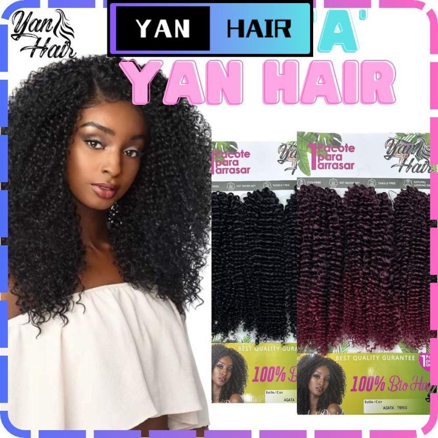 Yan Hair Cabelo Crochet Braids Agata Cacheado Fibra Premium lançamento ...