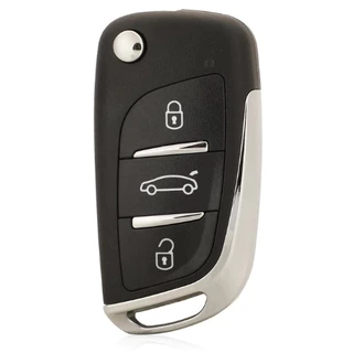 Carcaça Chave Canivete Oca 3 Botões KD900 Citroen e Peugeot.