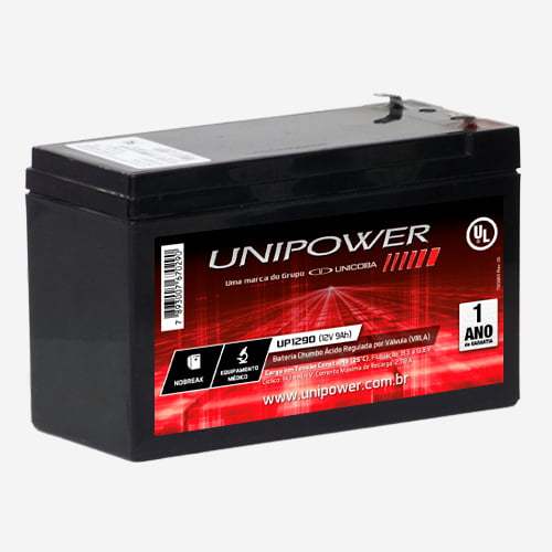 Bateria 12v 9ah nobreak, alarmes, som, pulverizador, carrinho (varias marcas)