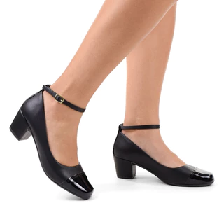 Scarpin Feminino Sapatilha Sapato Confort Novo Casual Social Trabalho Mulher Escritório Promoção Oferta Novo Bailarina Bicolor Fivela