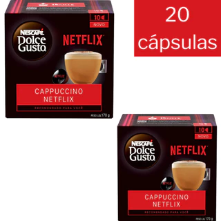 Kit 20 Cápsulas De Café Nescafé Dolce Gusto Netflix Edição Limitada - Combo