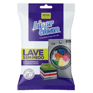 Lenços antimanchas Lave Sem Medo Hiperclean - 20 lenços