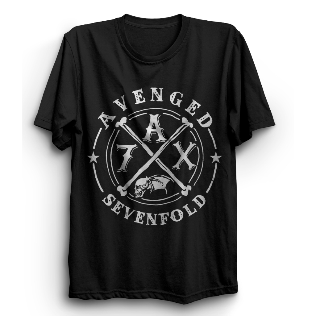Camiseta Avenged Sevenfold Camisa Banda de Rock Avenged Sevenfold Heavy Metal