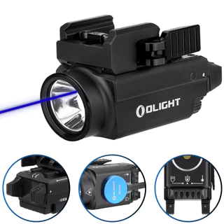 Lanterna Olight Baldr S BL 800 Lúmens 130 Metros Com Laser Azul - Preta