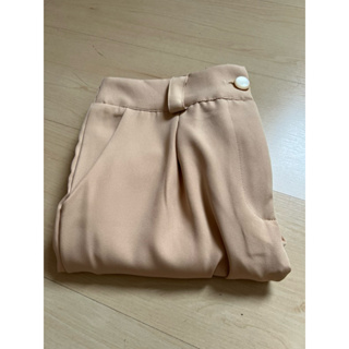 Calça clássica com botões cintura elástica para mulher - OI23SN10412288