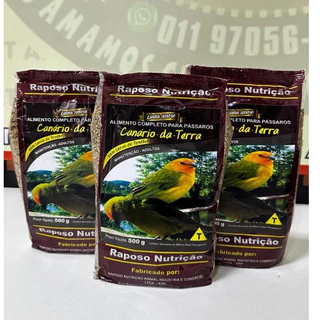 KIT - 3 MISTURA PARA CANÁRIO DA TERRA - 500G CADA