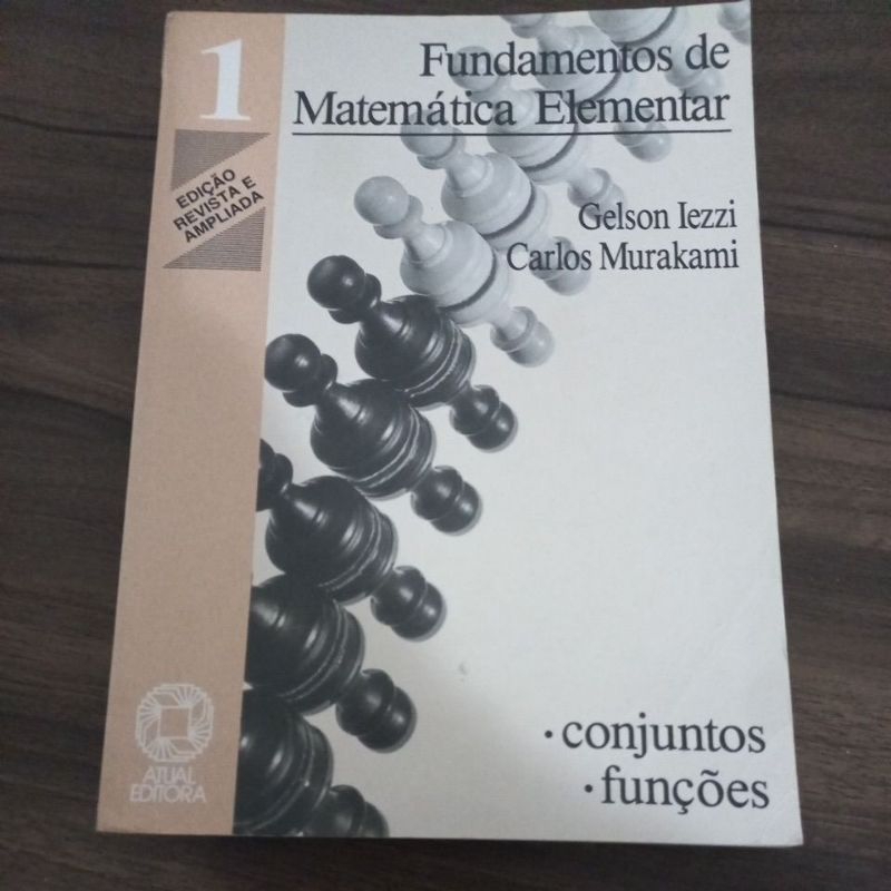 Fundamentos de Matemática Elementar 1- FME,Conjuntos e Funções | Shopee ...