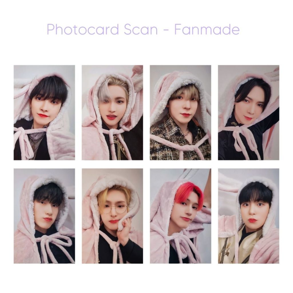 Photocard Ateez Cobertinha Scan FANMADE - Kit com 8 | Shopee Brasil