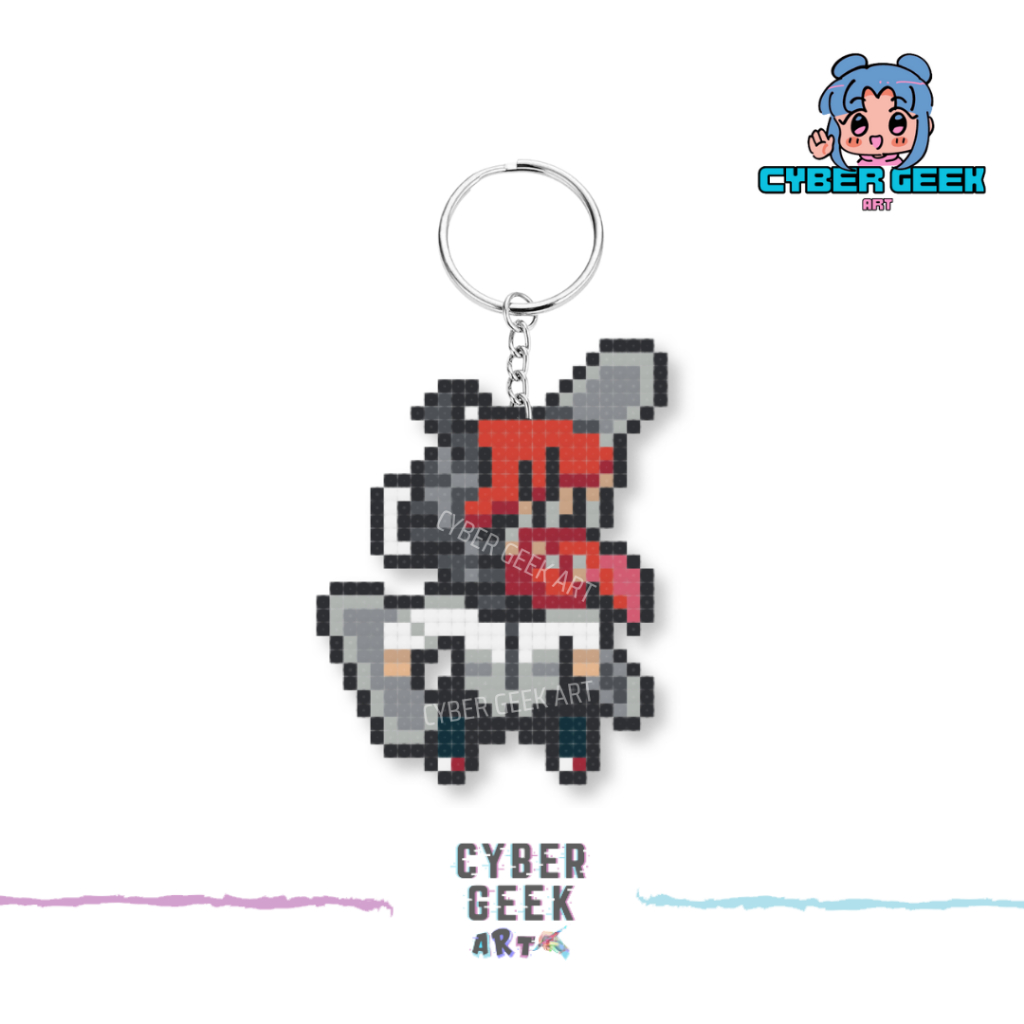Chaveiro Chainsaw Man - Pixel Art/Hama beads | Shopee Brasil