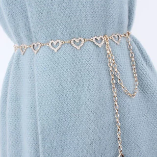 Cinto Feminino Corrente Com Strass - Diversos Modelos