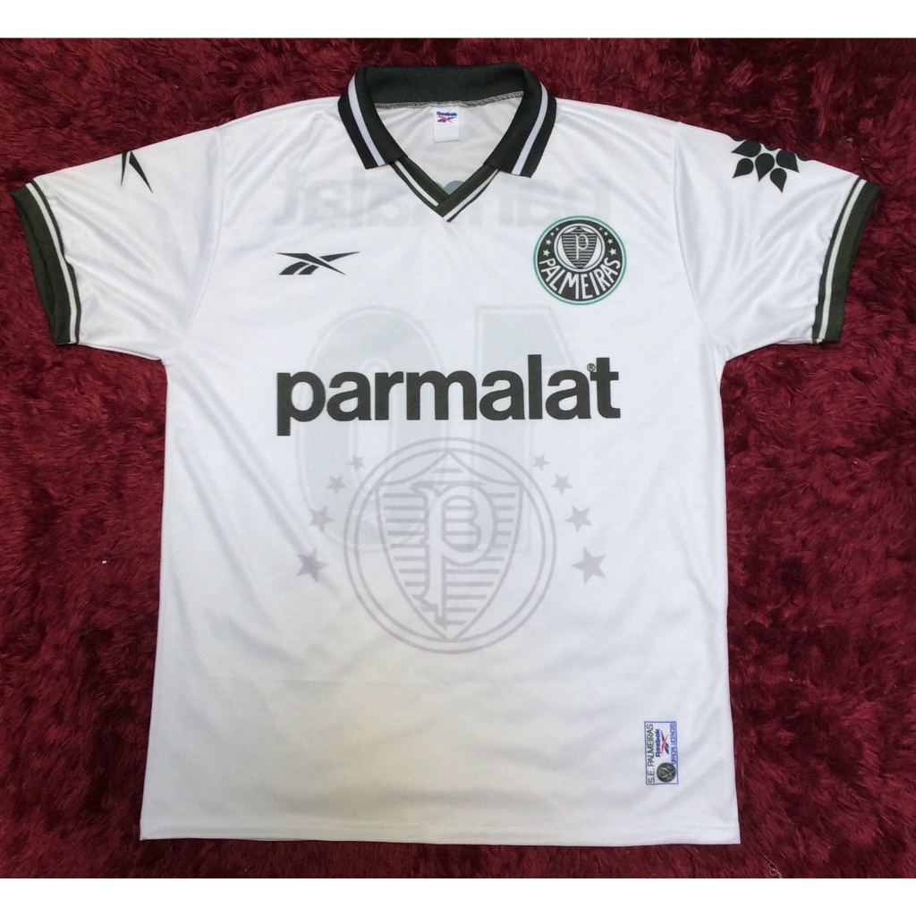 Camisa Retro Palmeiras Parmalat Branca 1997