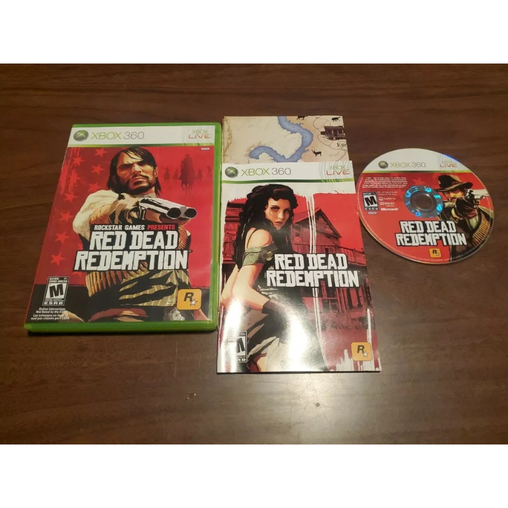 Red Dead Redemption Xbox 360 / One Original Seminovo COM MAPA