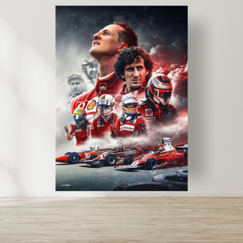 Quadro Decorativo Michael Schumacher MDF 20x30cm | Shopee Brasil