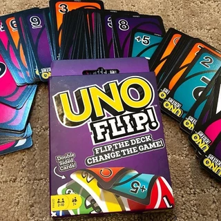 Uno Flip baralho engraçado presente para crianças Uno