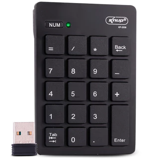 Teclado Numérico Usb sem Fio 2,4Ghz para Pc Computador Notebook Mac