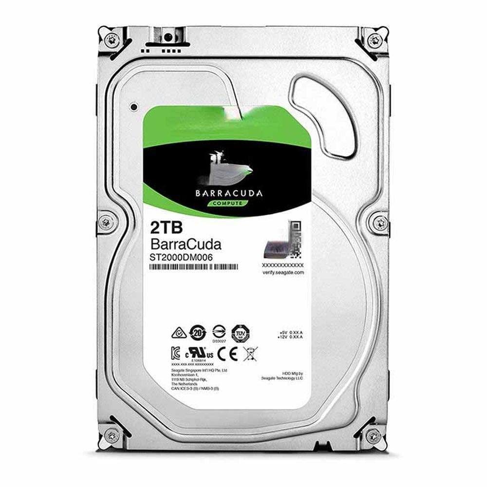 Hd Sata Seagate Barracuda ST2000DM006 2Tb/6gbs para PC-Desktop + NF ...