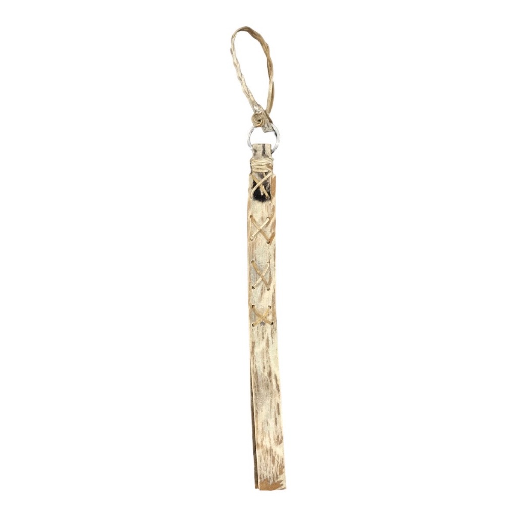 Chicote Tala Xibata Que Faz Estalo De Couro Cru Duas Pernas | Shopee Brasil