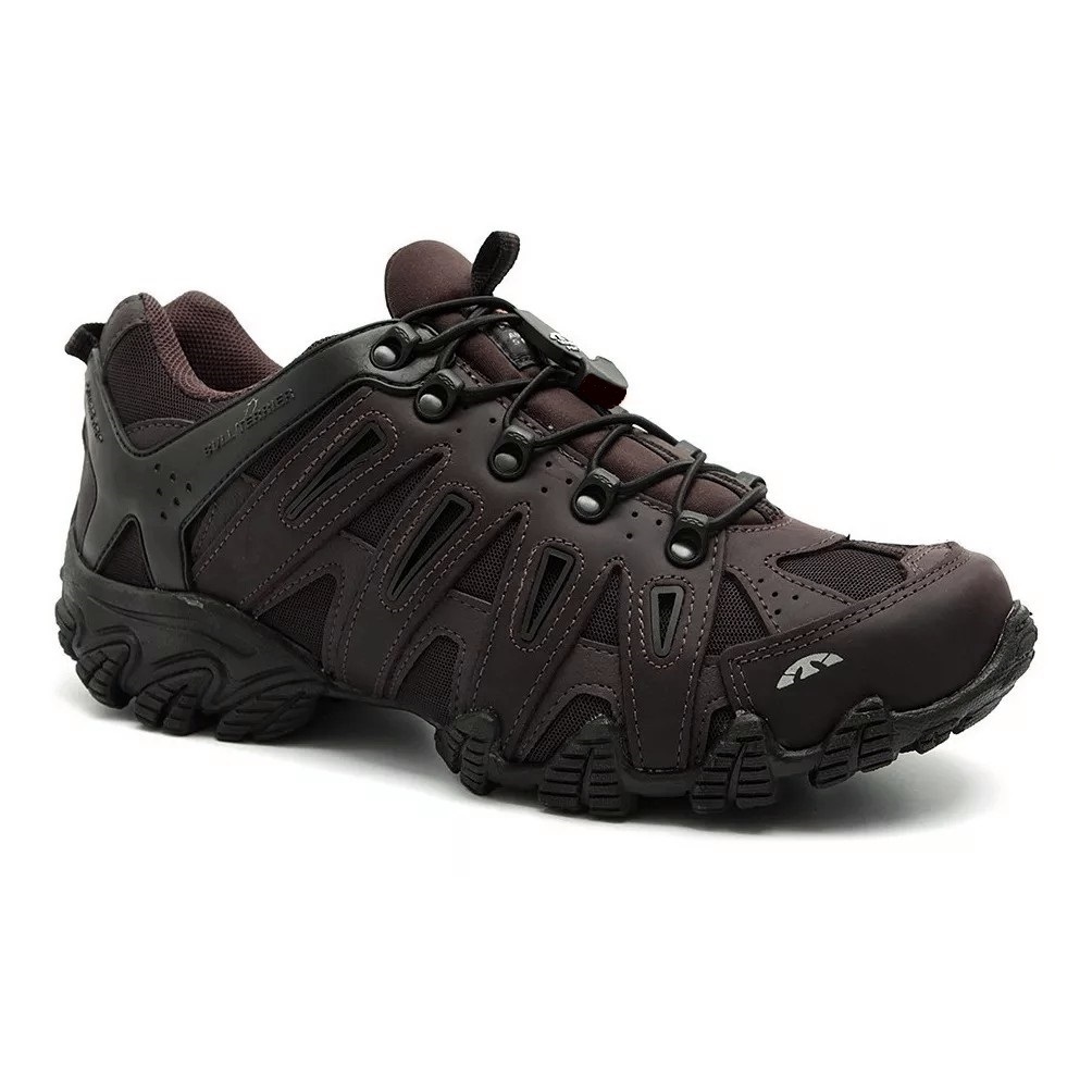 Tenis Bull Terrier Dragon 3 Masculino Marrom Couro Legitimo Original